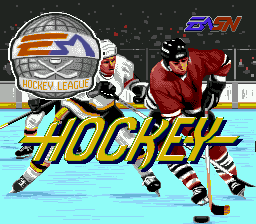 EA Hockey (Europe) Title Screen